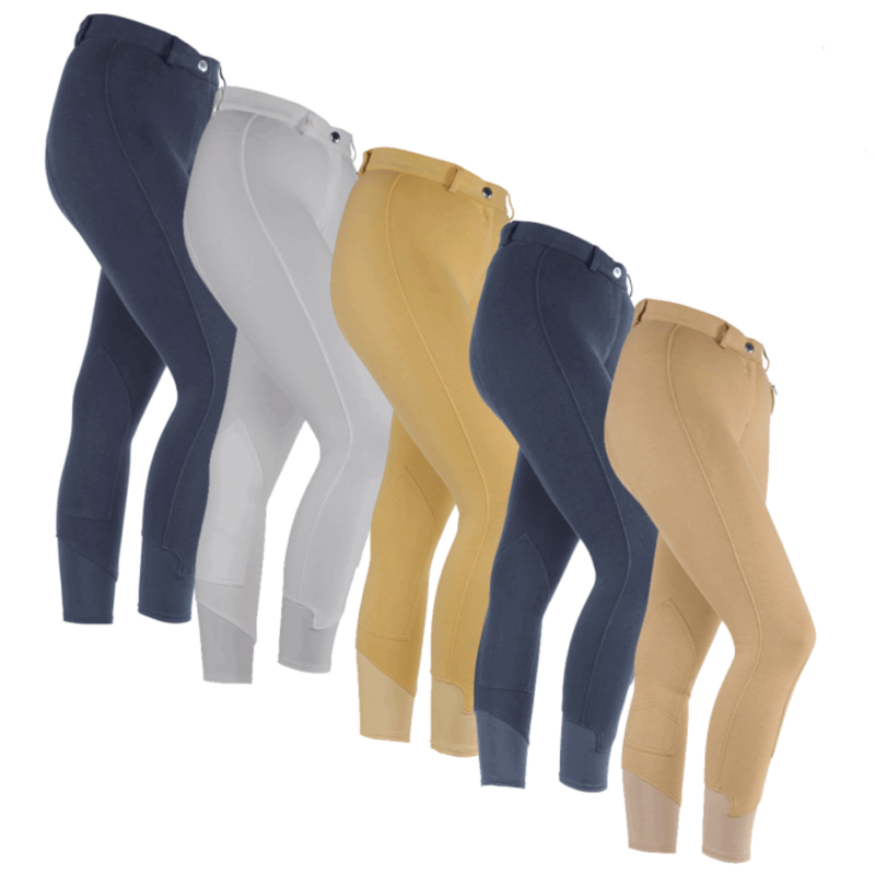 Shires SaddleHugger Ladies Breeches - Canary-2